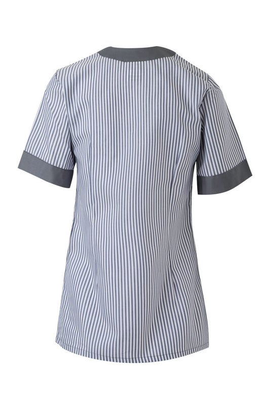 Bluza poplin 105g nasturi gri V579