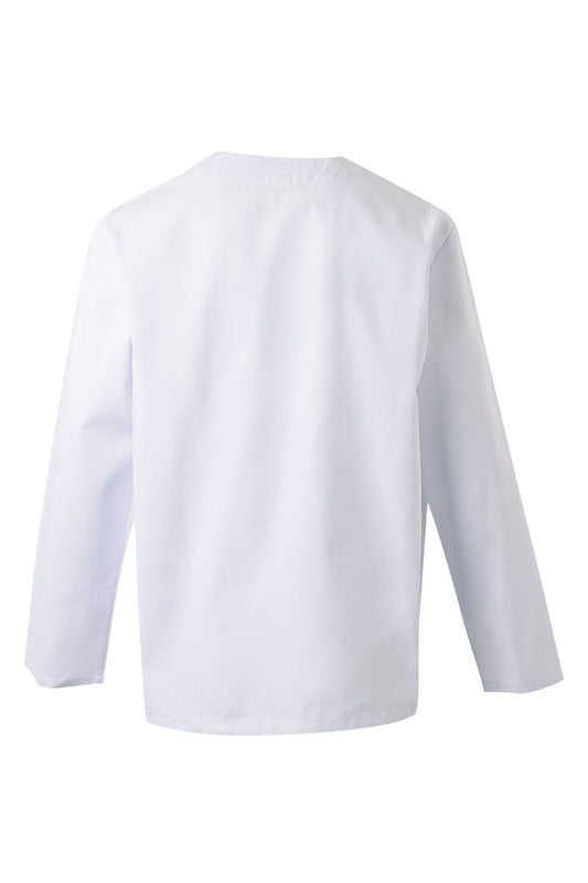 Bluza tercot 190g maneca lunga alb V588