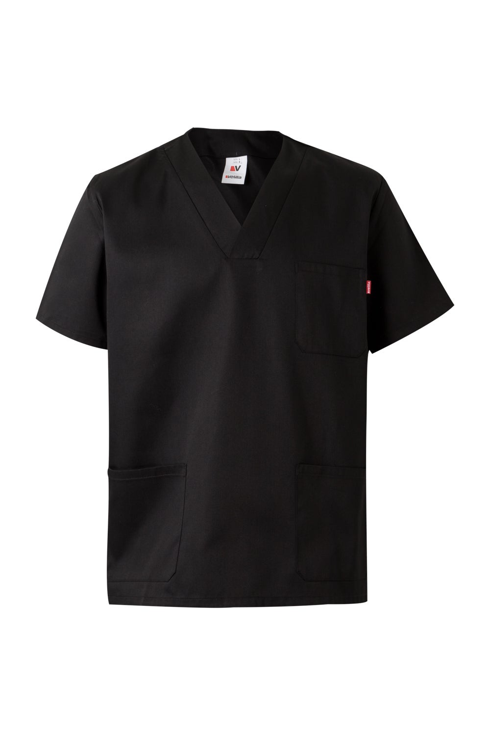 Costum medical tercot 190g negru V589/V333