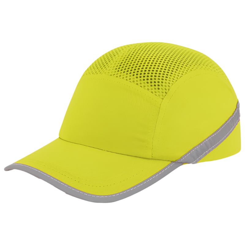 Sapca protectie bumbac ABS galbena unisex