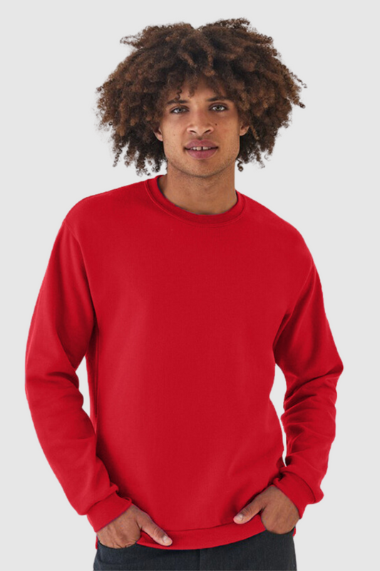 Bluza de iarna rosie unisex tercot flausat Moscow