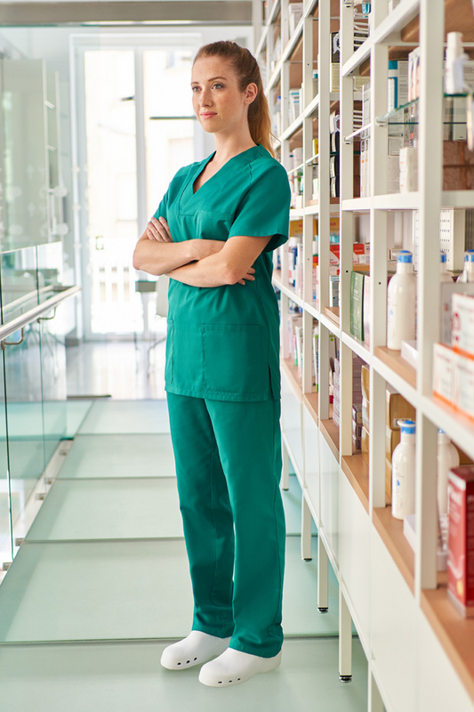 Costum medical tercot 180g verde V800