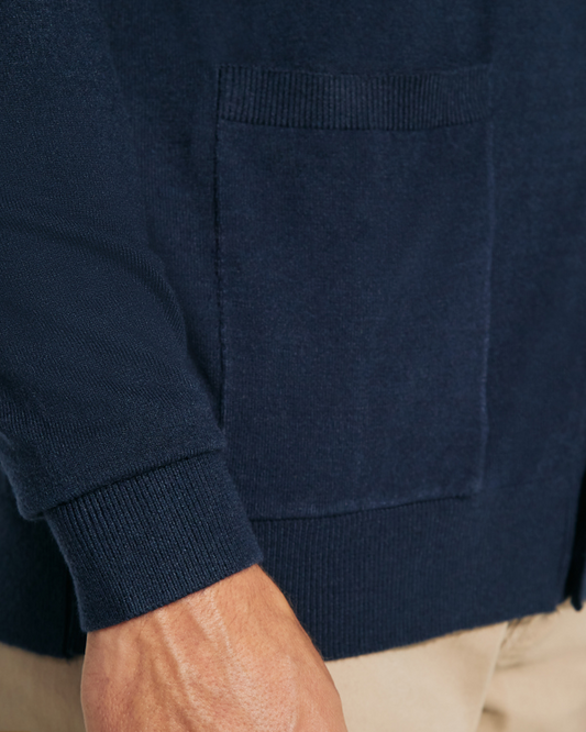 Cardigan bleumarin de barbati Explorer