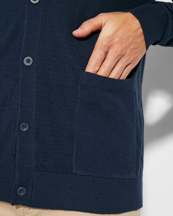 Cardigan bleumarin de barbati Explorer