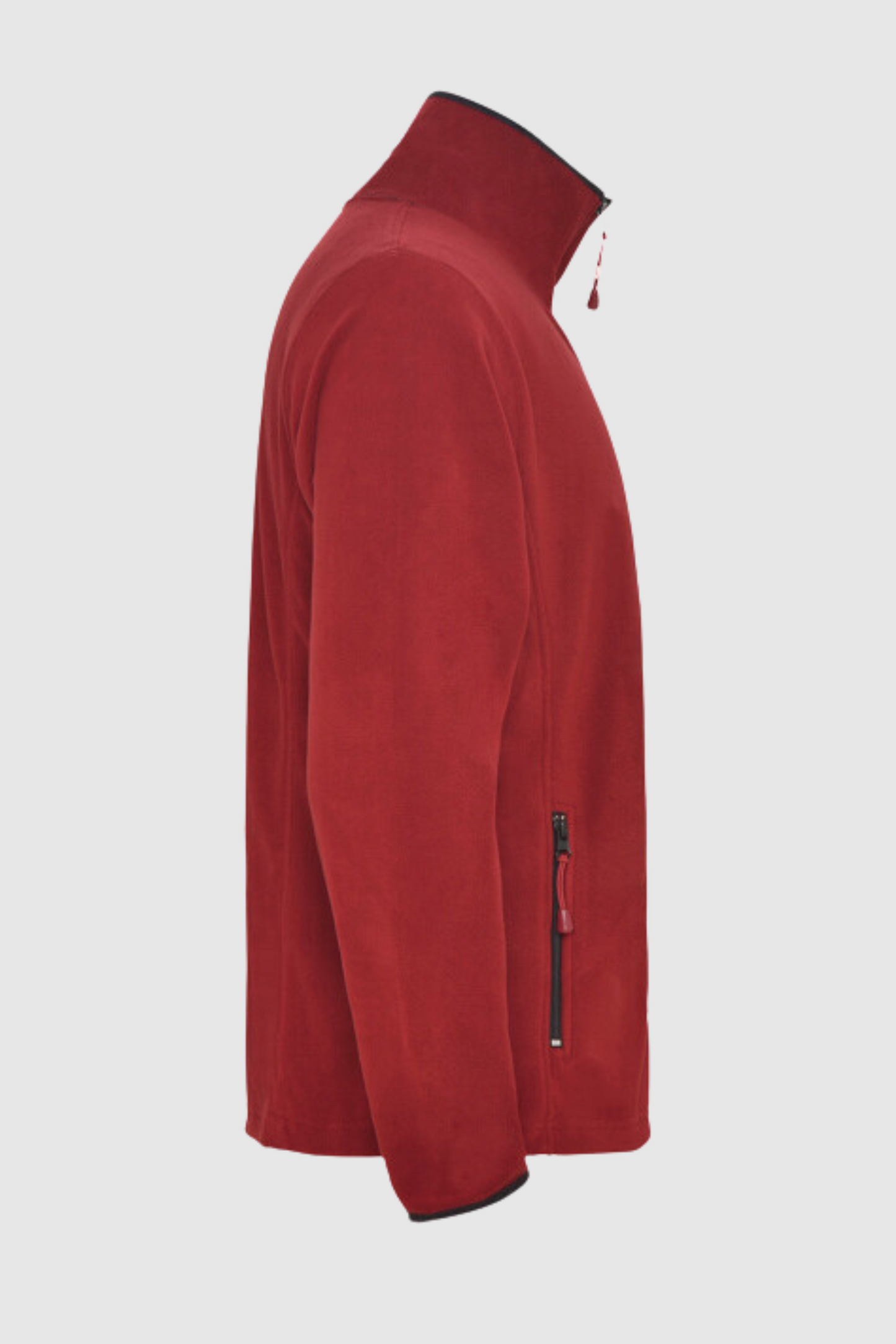 Jacheta din fleece pentru barbat grena Luciane