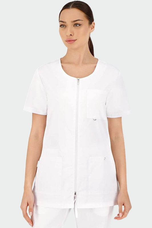 Halat medical tercot 160g alba dama Stella