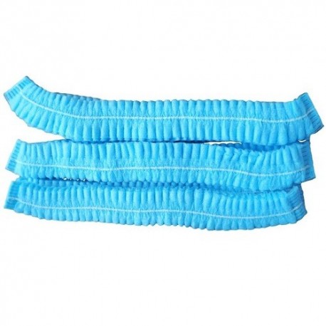 Bonete unica folosinta un elastic albastre 12gr 100buc