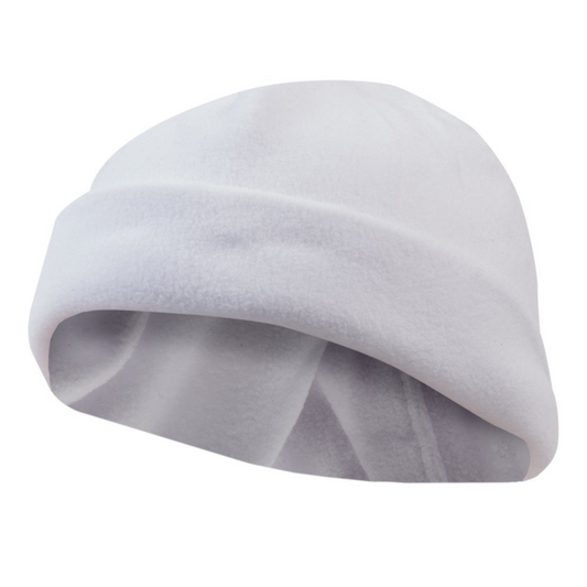 Caciula microfibra fleece 220g alb V204001