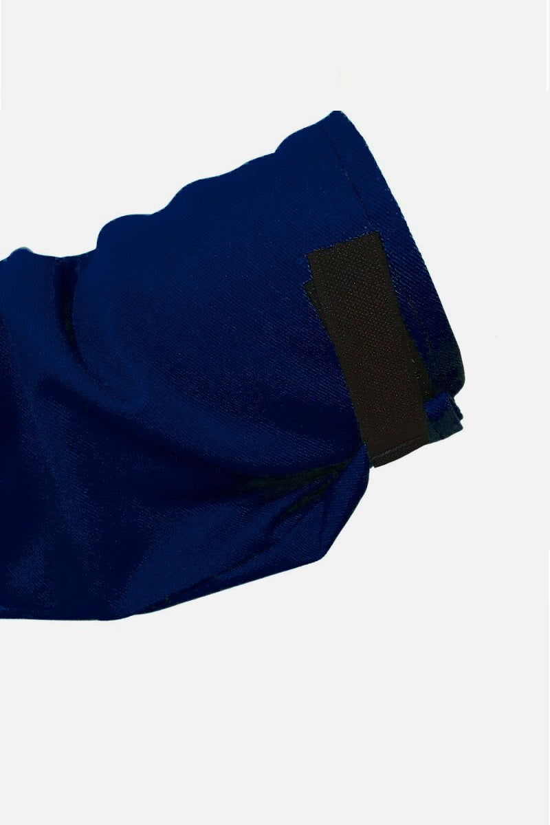 Cotiere bumbac ignifugat antistatic 340g bleumarin pereche