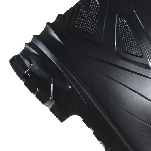 Cizme PVC/cauciuc nitrilic bombeu metalic negru S5 SRC Exena Devil