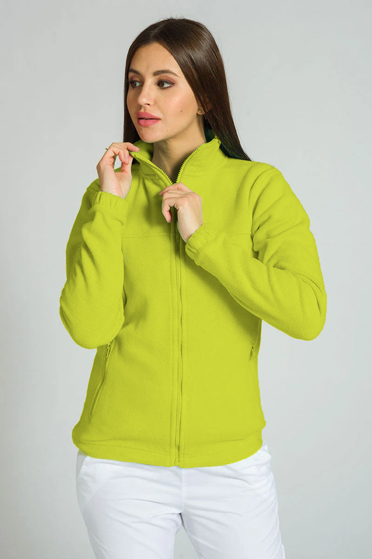 Jacheta fleece dama verde lime Jacket 504