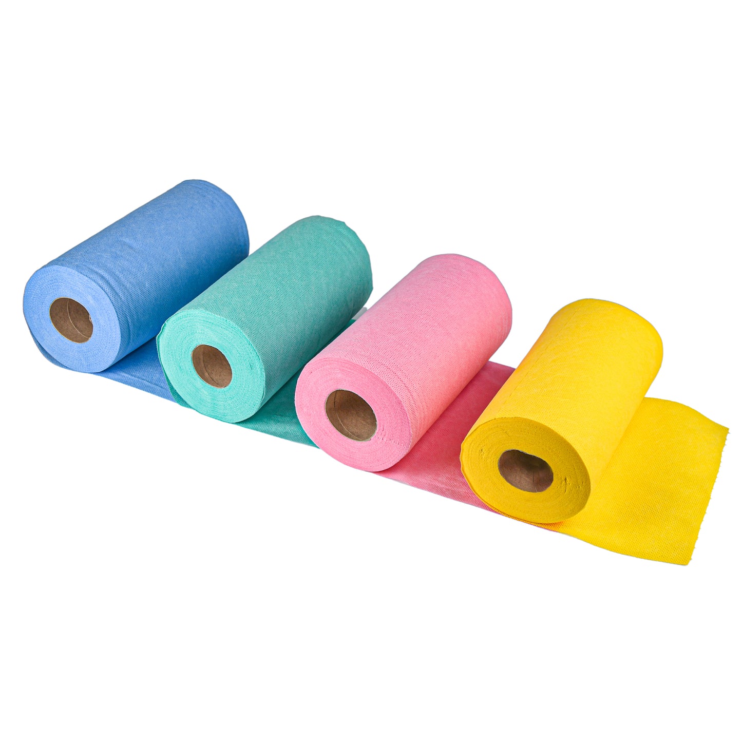 Rola lavete vascoza/poliester 55g/mp 39x32cm galbene 112buc Clean Max