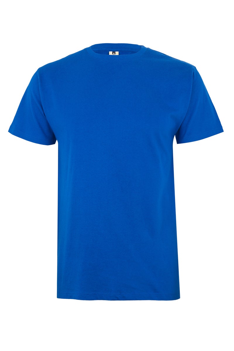 Tricou jersey tubular simplu 190g maneca scurta albastru royal Palm