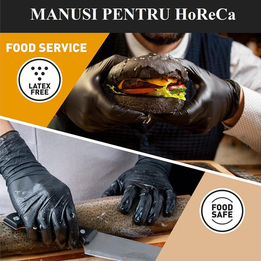 Manusi nitril negru HORECA food