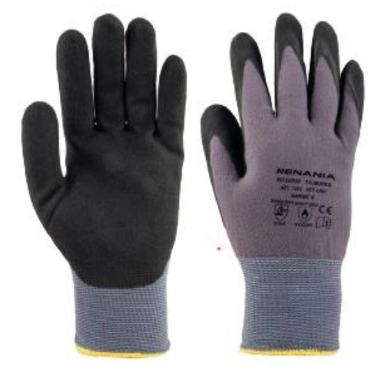 Manusi de protectie mecanica cat.II nitril NFT grip