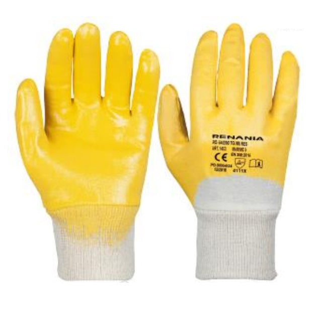 Manusi de protectie mecanica cat.II nitril Yellow