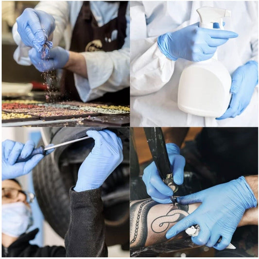 Manusi nitril albastre 3.5gr Missena