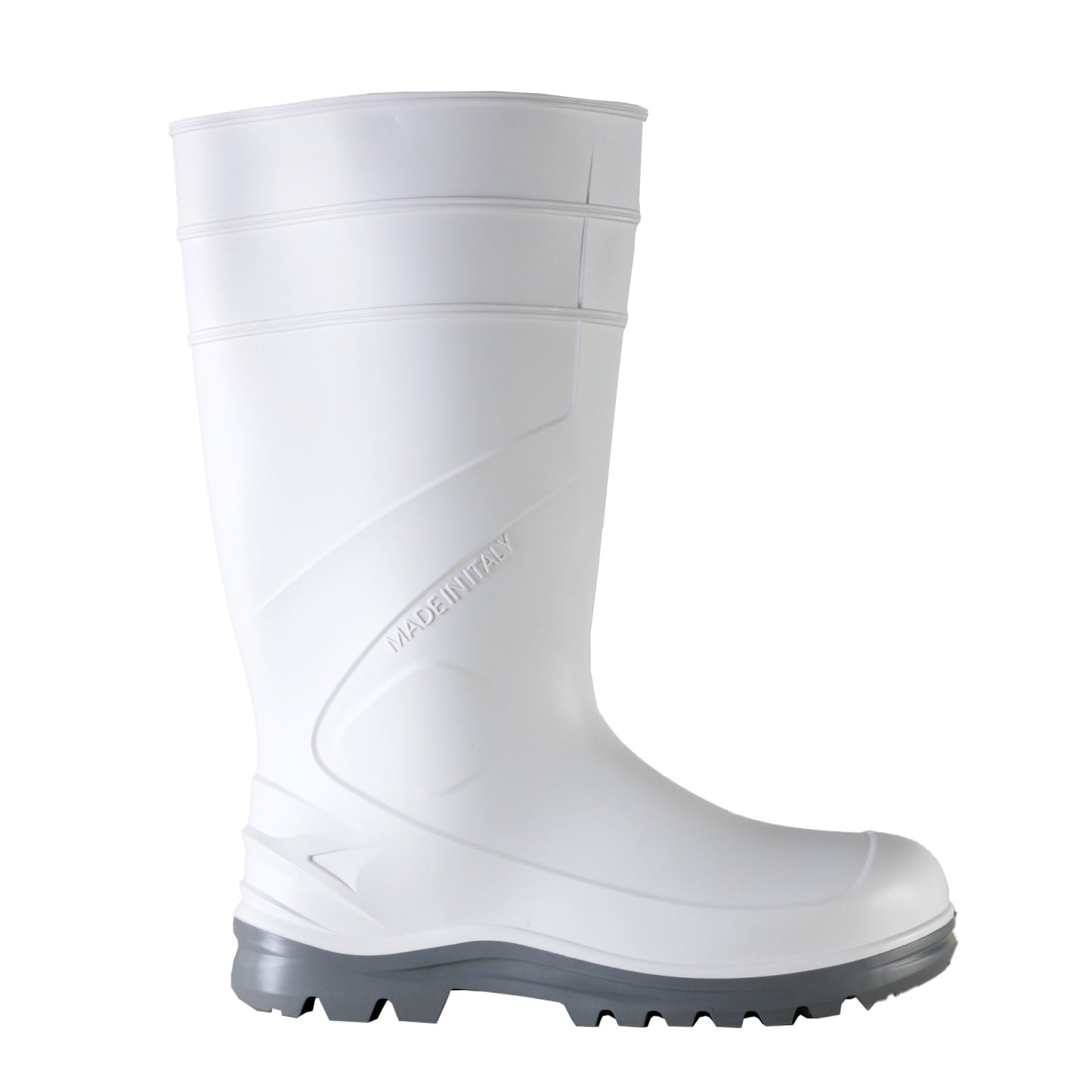 Cizme PVC/cauciuc nitrilic fara bombeu alb O4 SRC Exena Nemesi