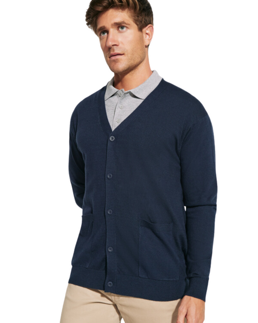Cardigan bleumarin de barbati Explorer