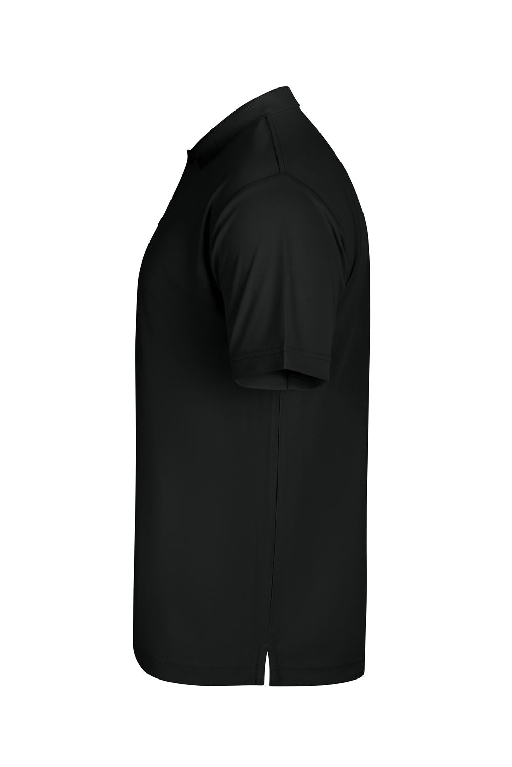 Tricou polo maneca scurta poliester 160g negru Bogan