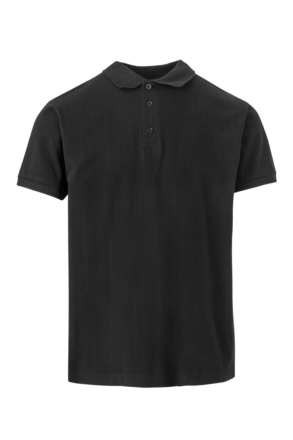 Tricou polo bumbac 210g maneca scurta negru Mackay