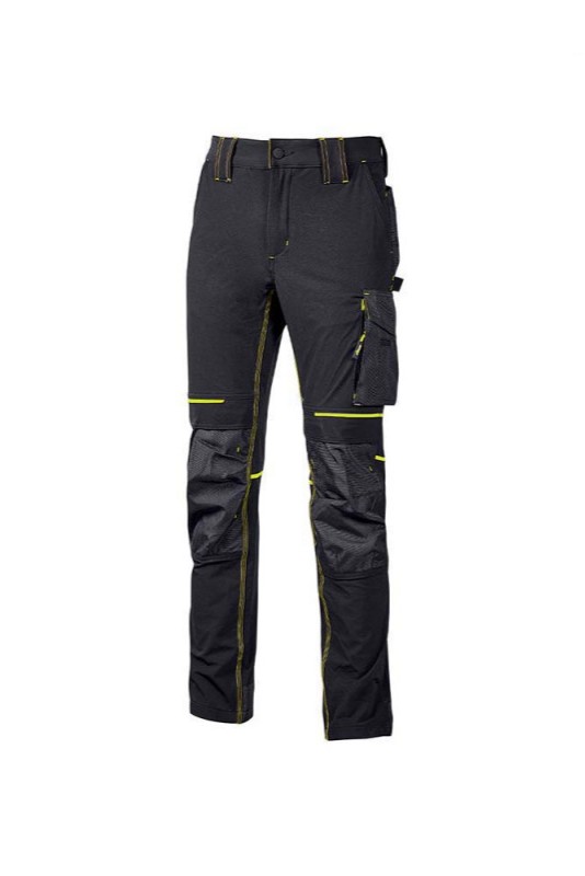 Pantaloni de protectie standard Atom U-Power negru (394B)
