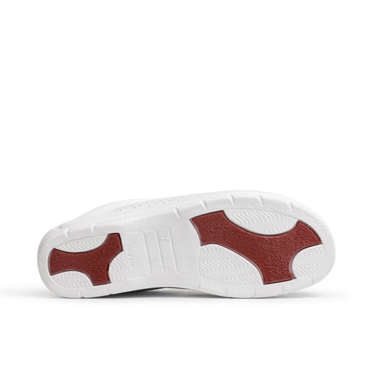 Saboti de lucru antiderapanti microfibra albi Pisa