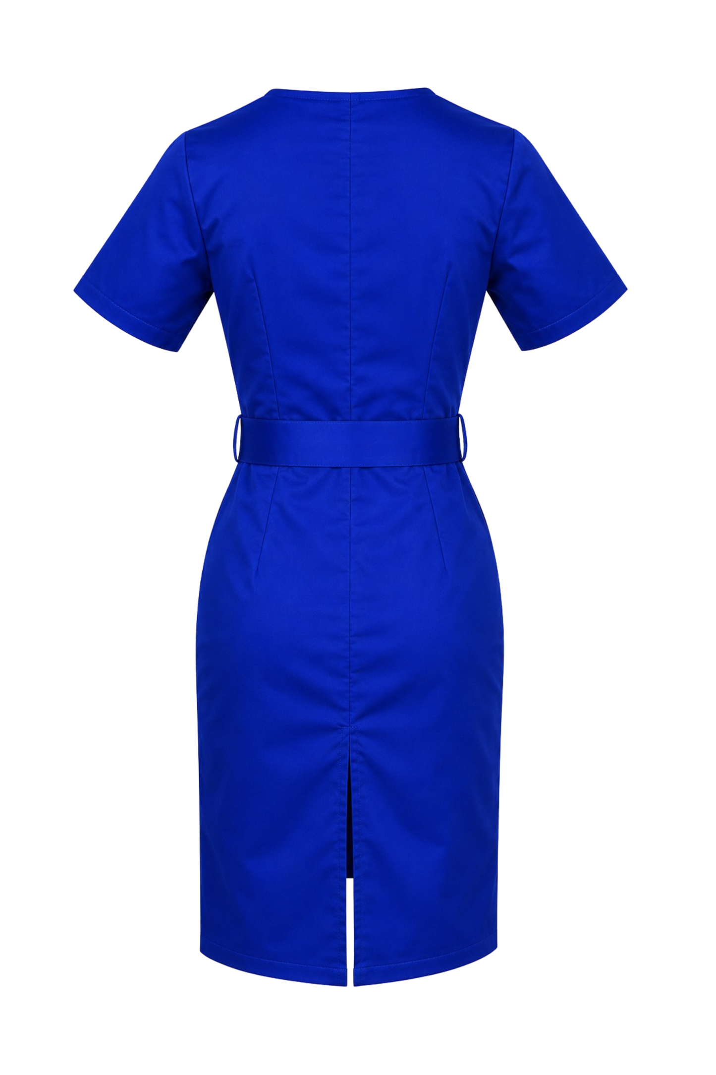 Sarafan medical stretch poplin 165gr albastru royal Aurora Flex