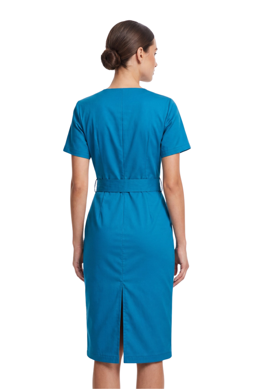 Sarafan medical stretch poplin 165gr turcoaz Aurora Flex