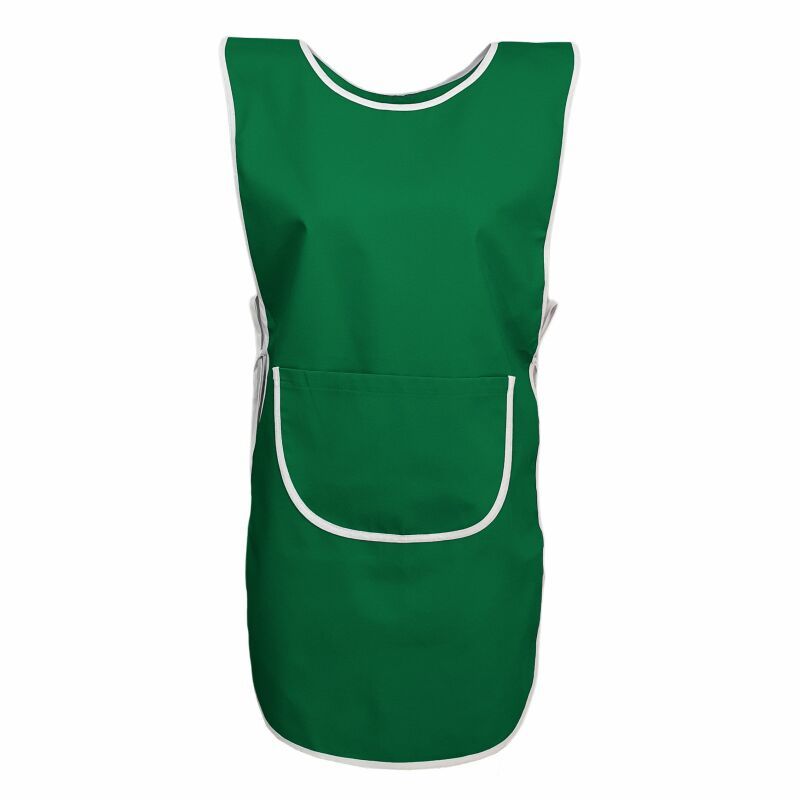 Sort poncho cu buzunar verde/alb tercot 195g Duo