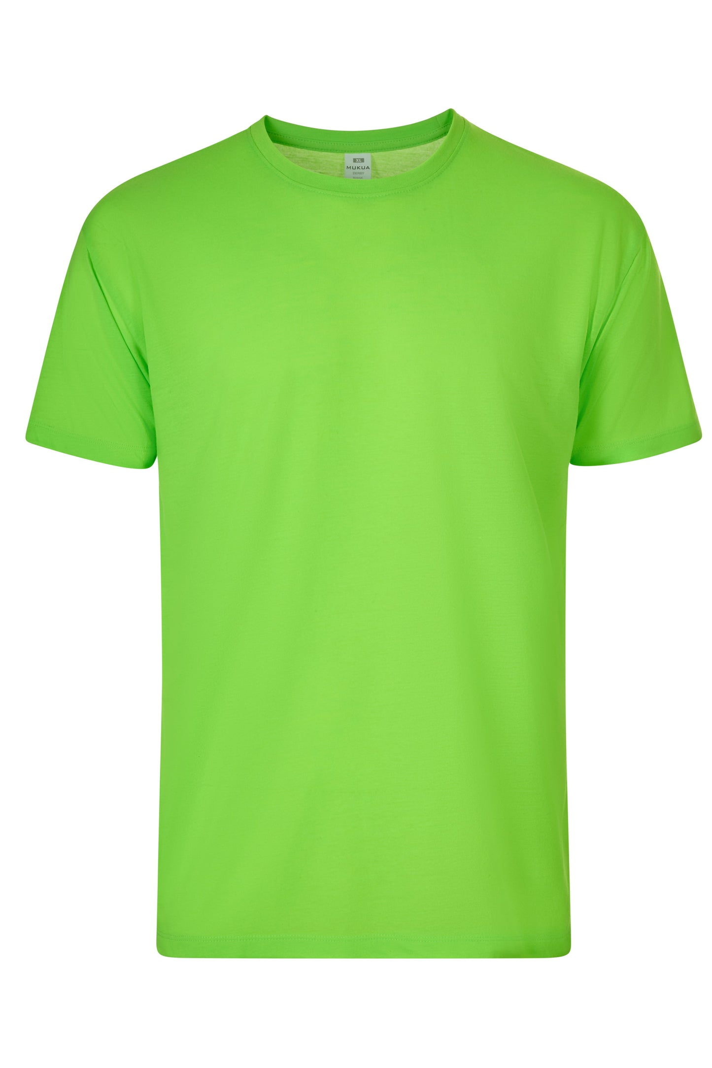 Tricou poliester 150g maneca scurta Lime Fluo Derby