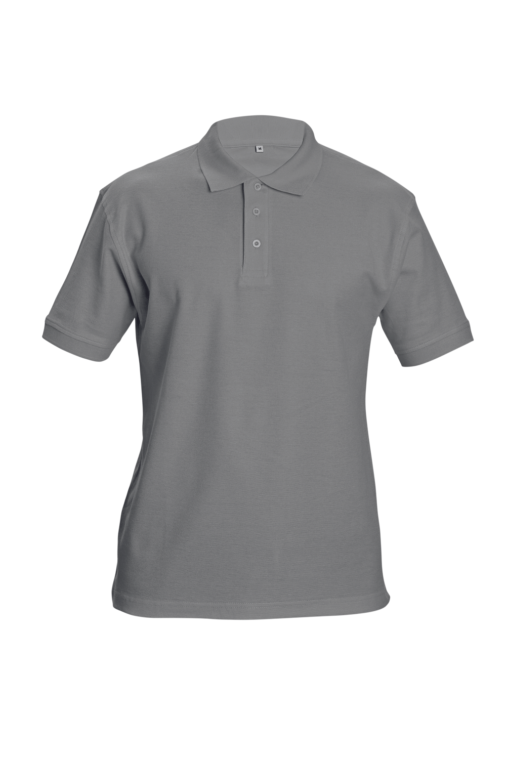 Tricou polo gri unisex bumbac 190g Dhanu