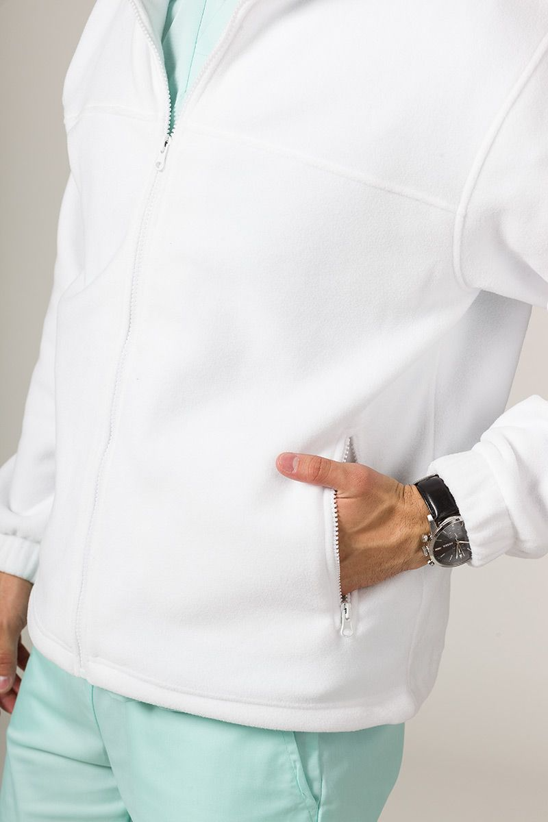 Jacheta fleece barbat alba Jacket 501