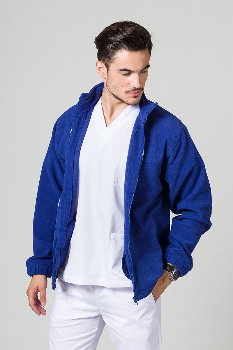 Jacheta fleece barbat albastra Jacket 501