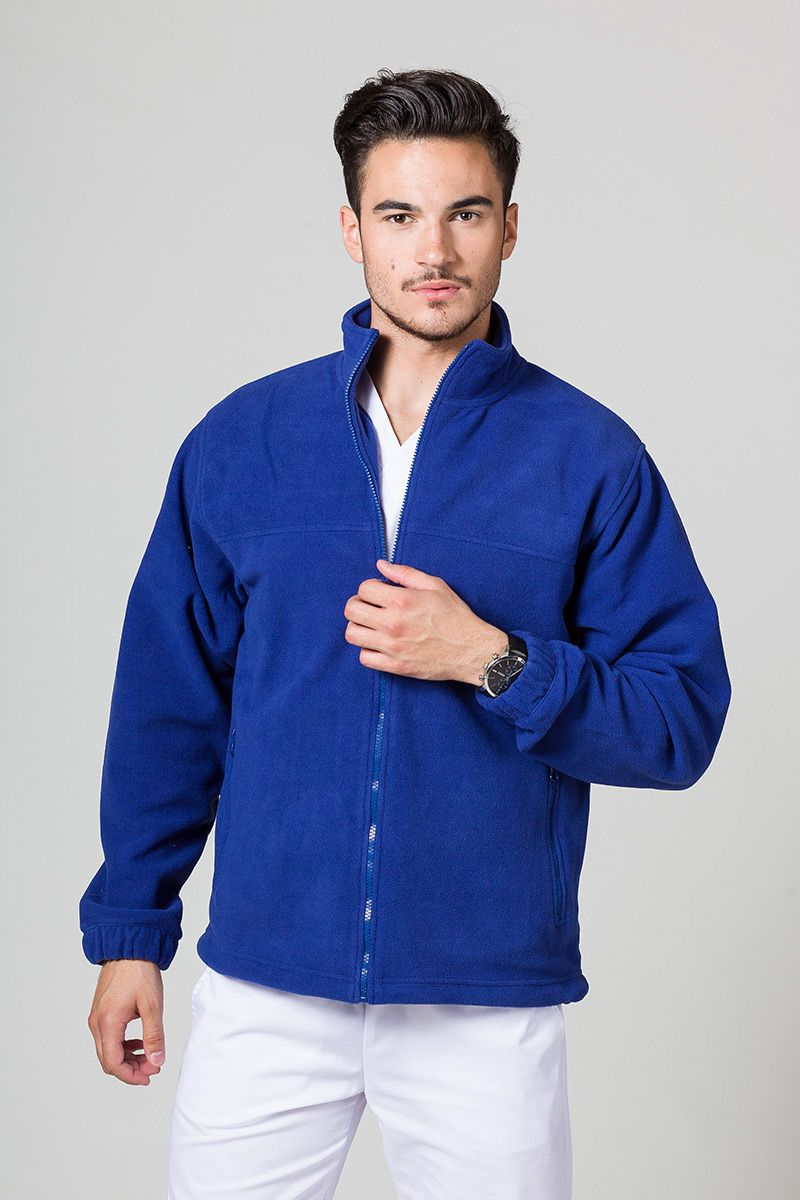 Jacheta fleece barbat albastra Jacket 501