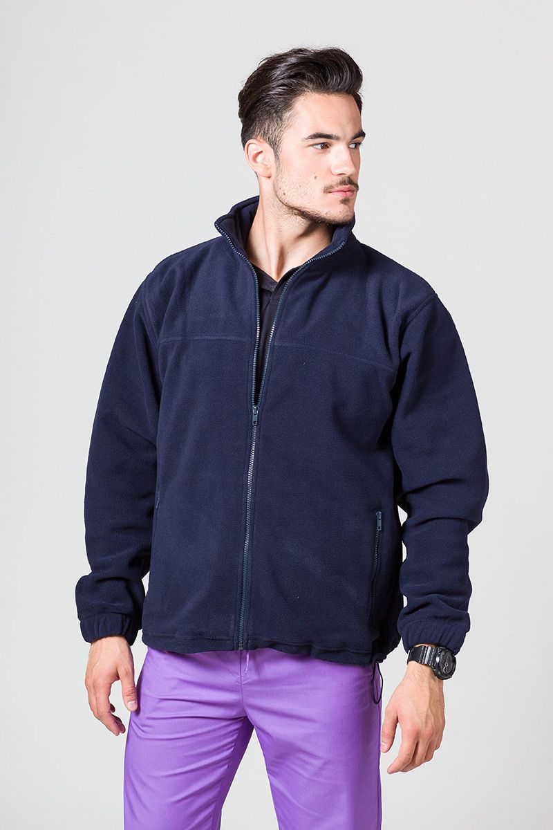 Jacheta fleece barbat bleumarin Jacket 501