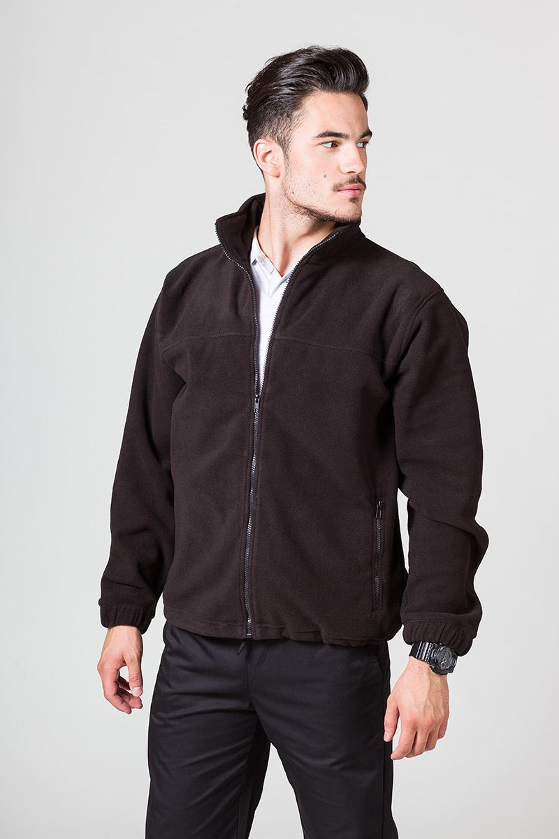 Jacheta fleece barbat neagra Jacket 501