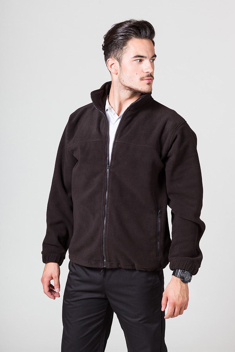 Jacheta fleece barbat neagra