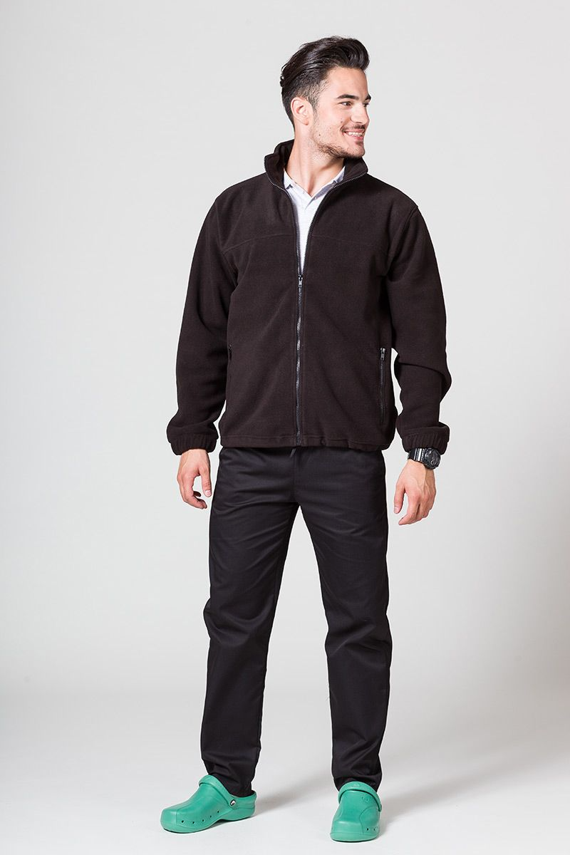 Jacheta fleece barbat neagra Jacket 501