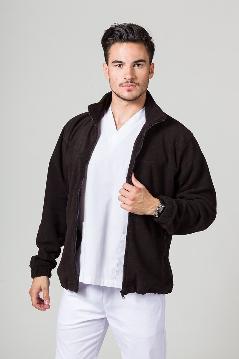 Jacheta fleece barbat neagra