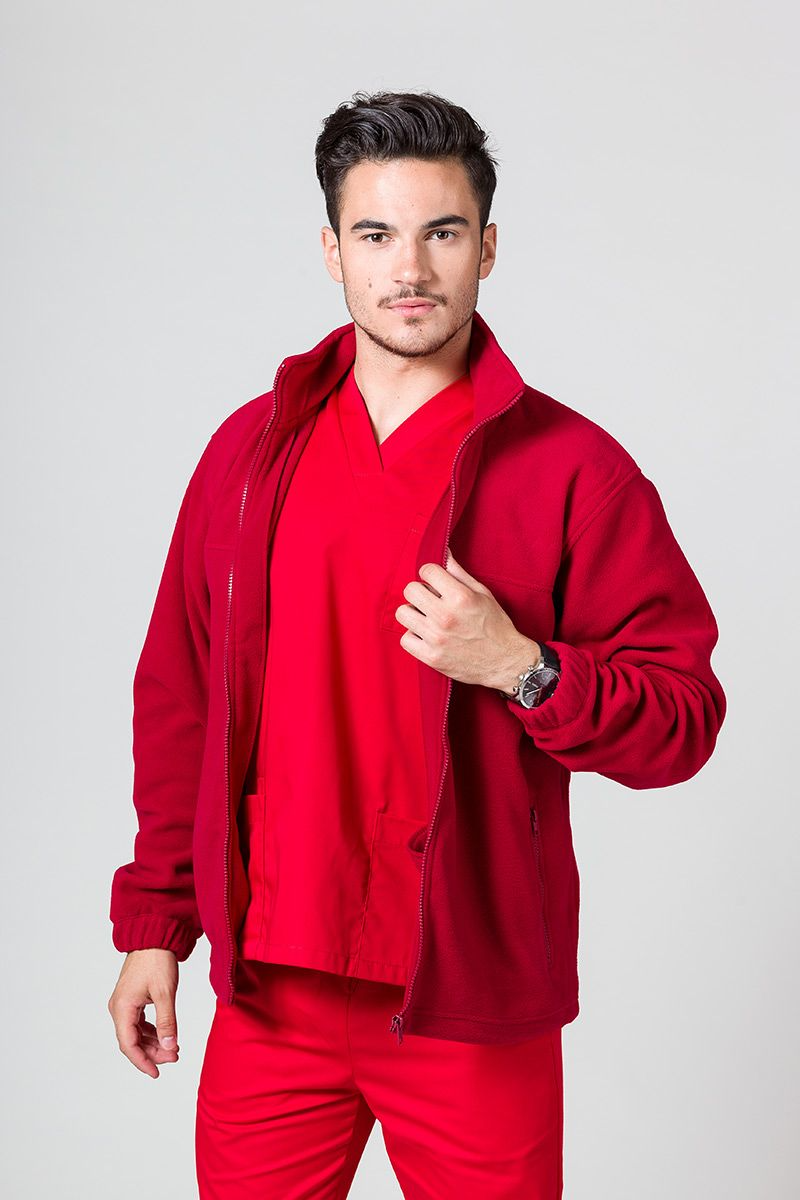 Jacheta fleece barbat grena Jacket 501