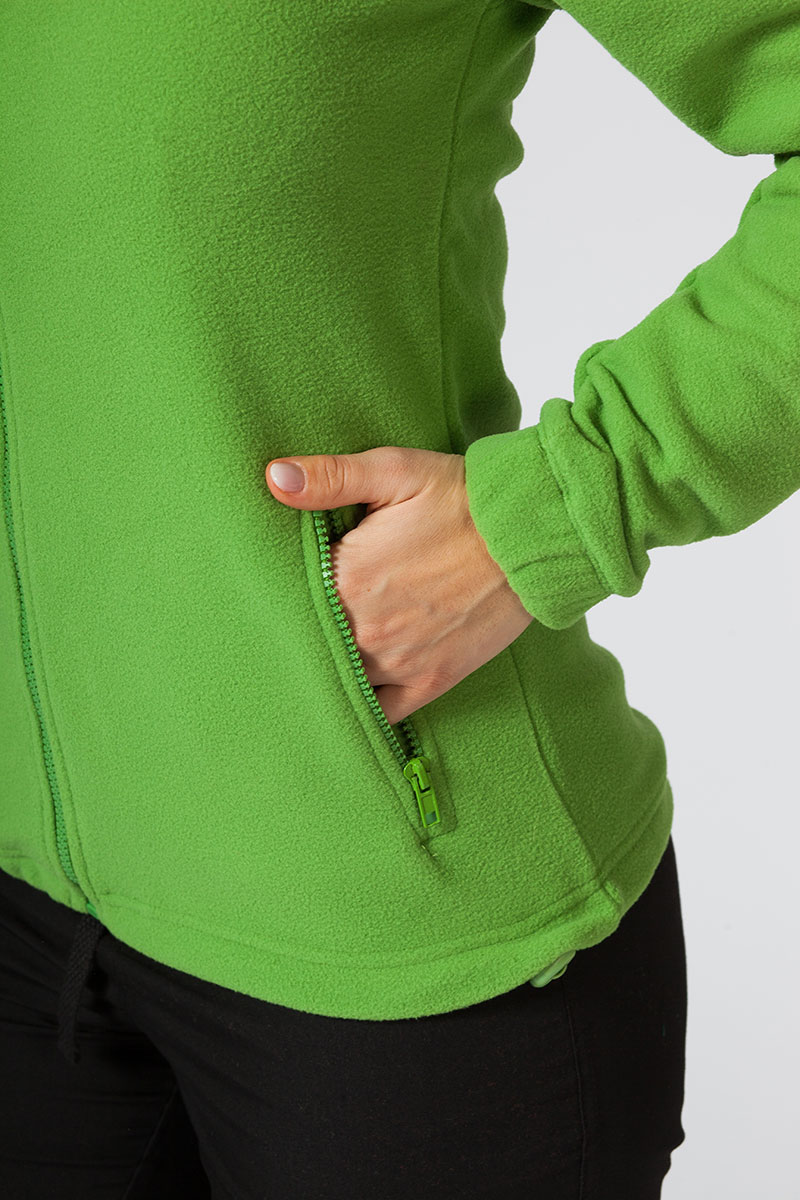 Jacheta fleece dama verde iarba