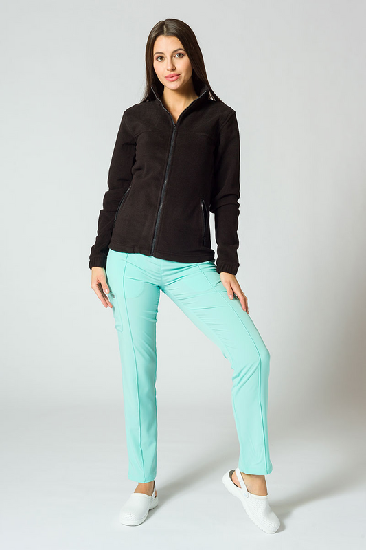 Jacheta fleece dama neagra Jacket 504