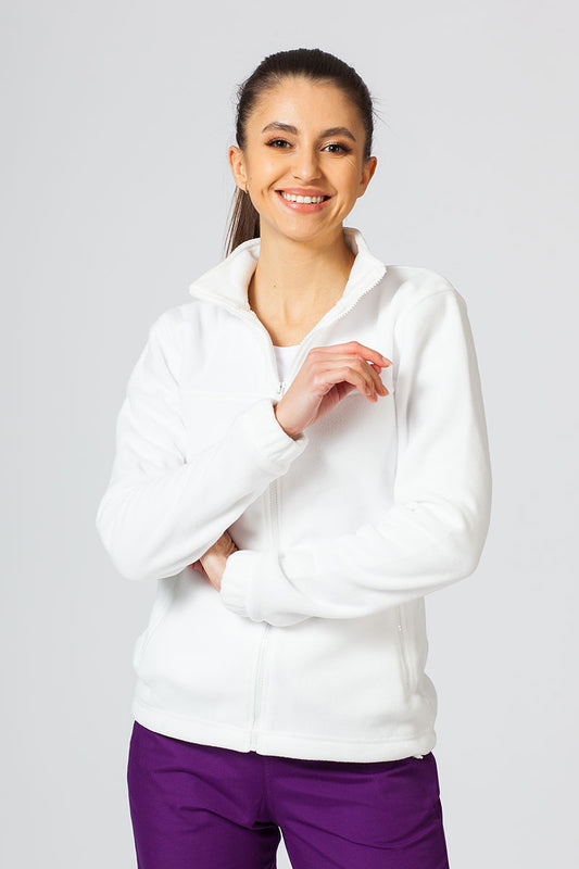 Jacheta fleece dama alba Jacket 504