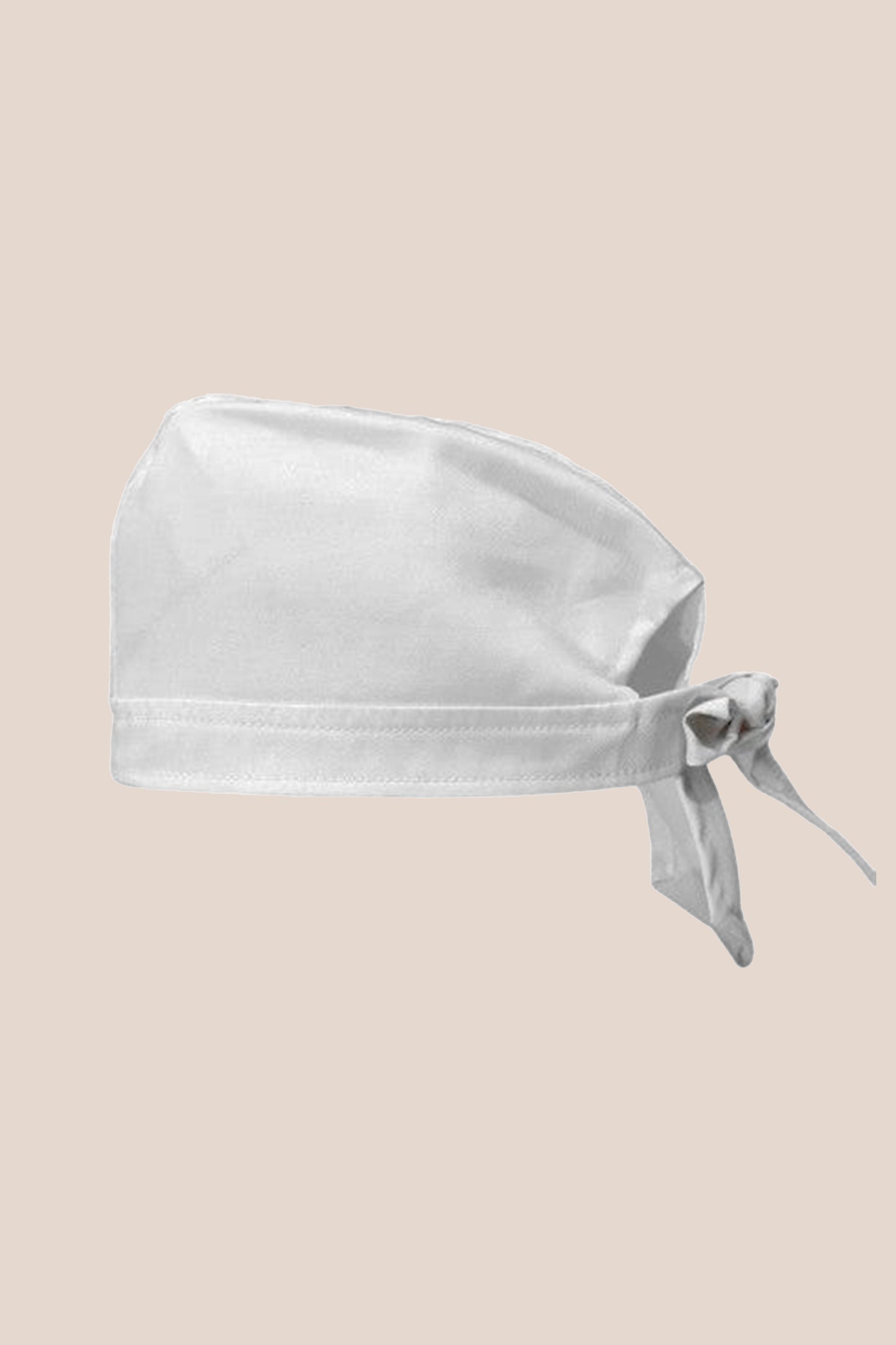 Bandana bucatar alba tercot unisex bumbac 180g Riga
