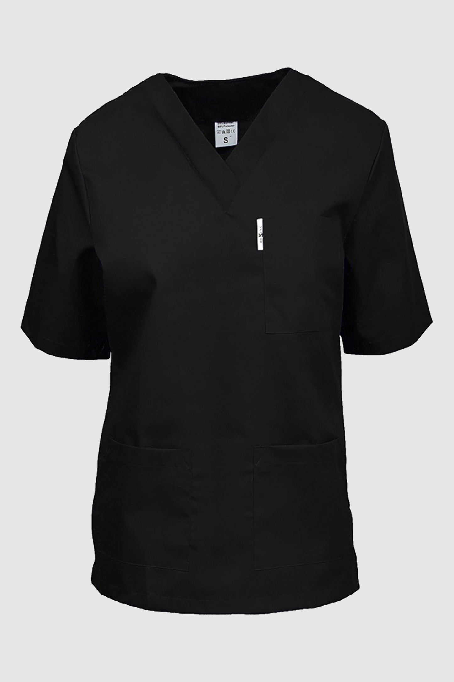 Bluza de lucru neagra unisex tercot 195g Lucy