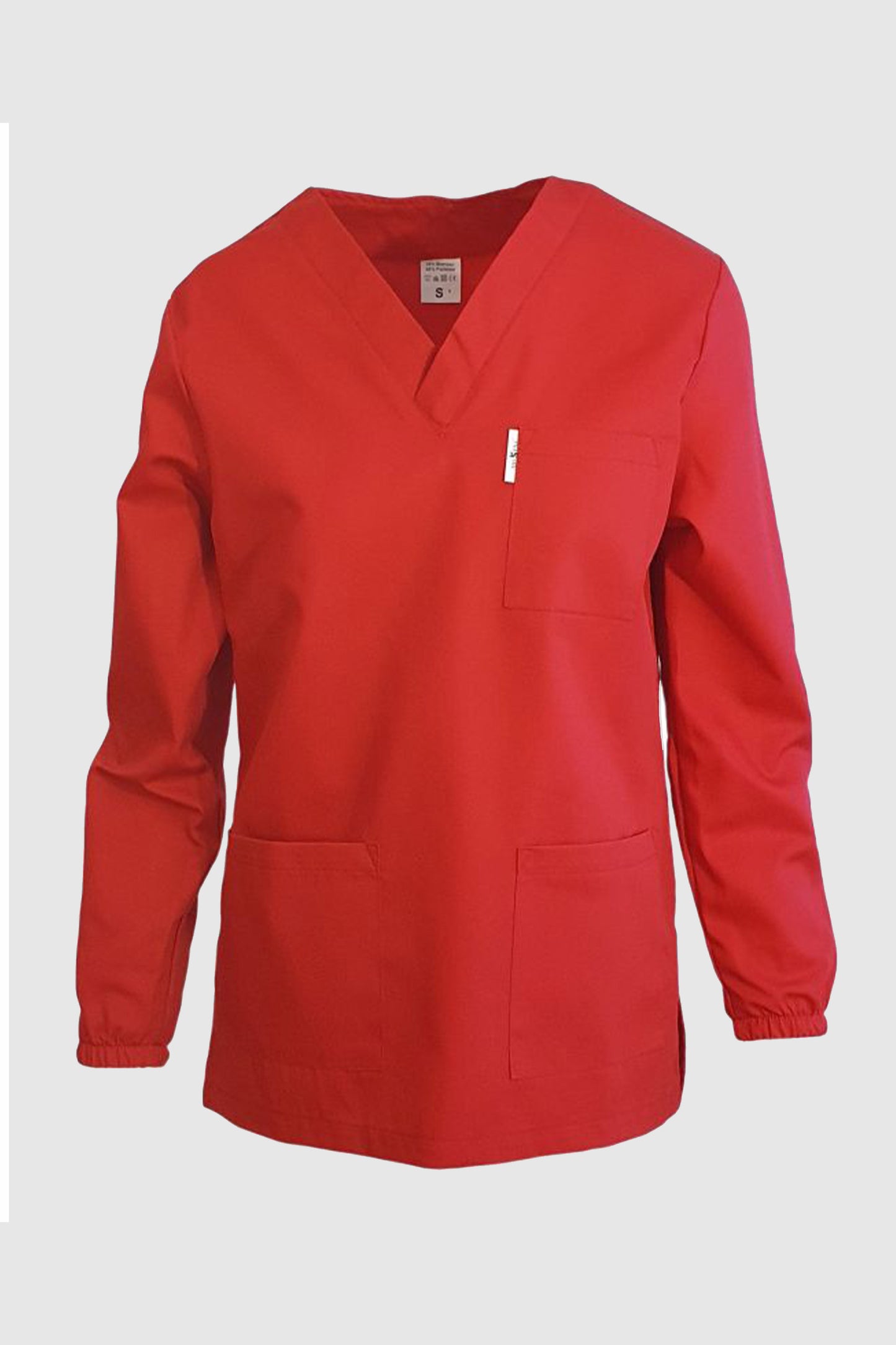 Bluza de lucru rosie unisex tercot 195g Lola