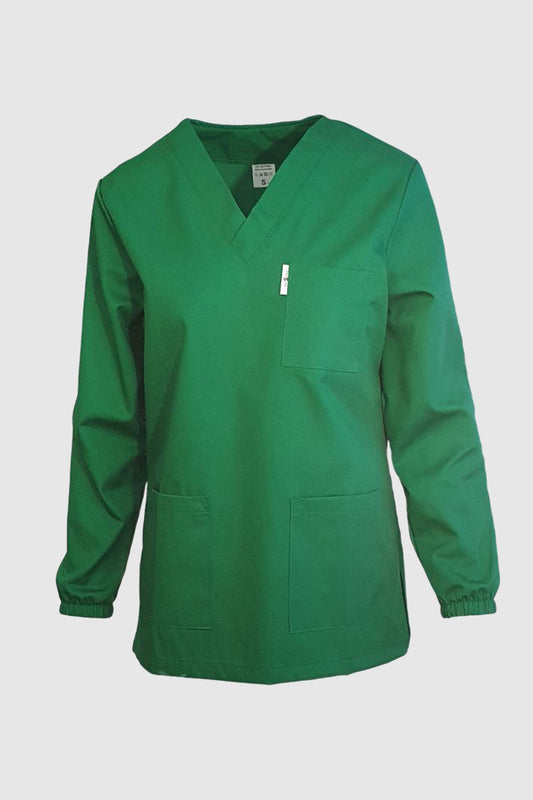 Bluza de lucru verde unisex tercot 195g Lola