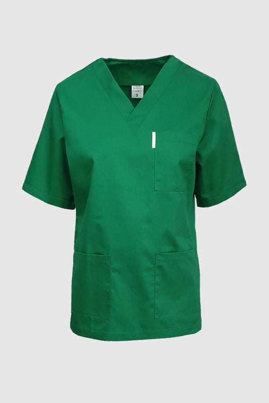 Bluza de lucru verde unisex tercot 195g Lucy