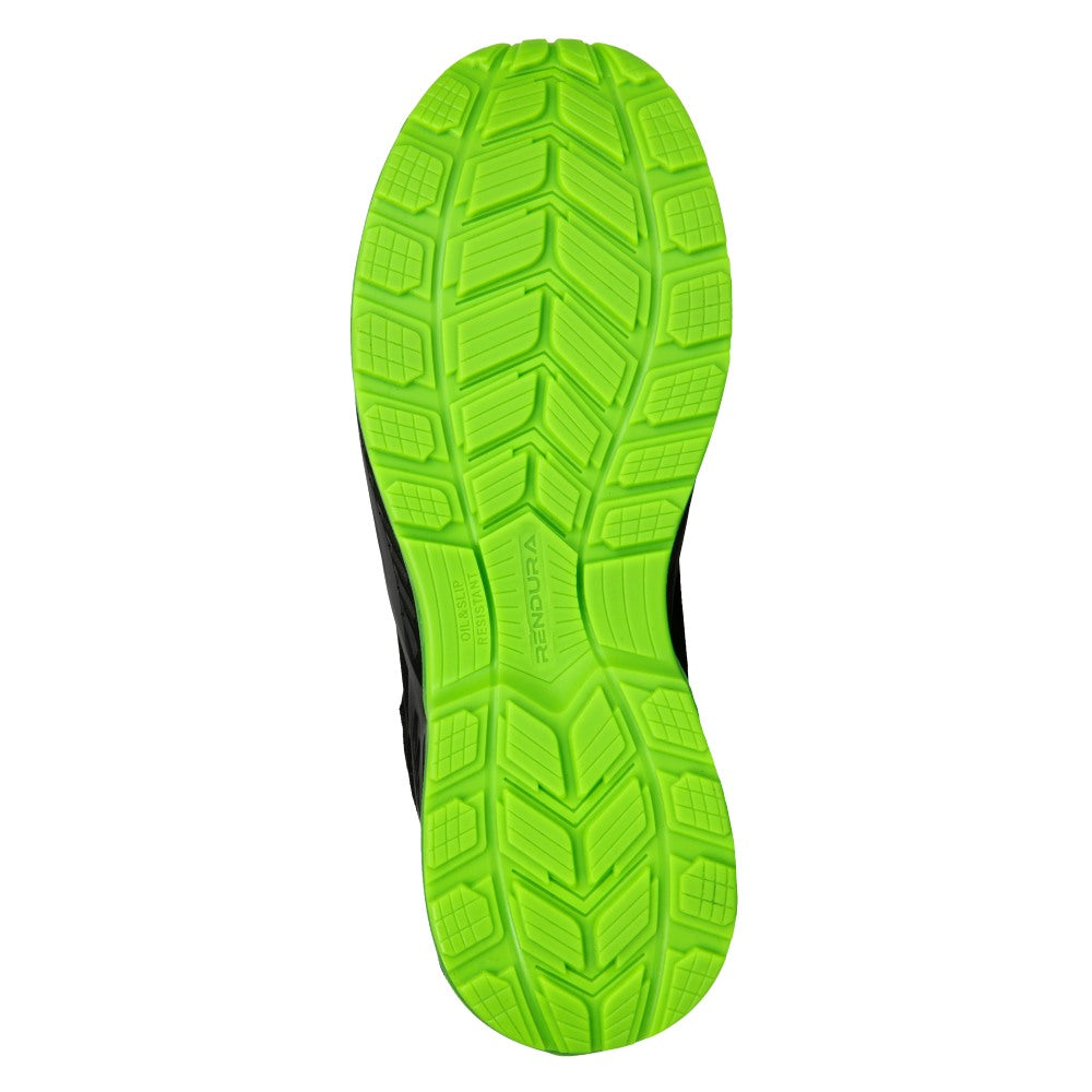 Bocanci protectie S3S/SR/FO/ESD unisex negru/verde microfibra Viper (32A9)